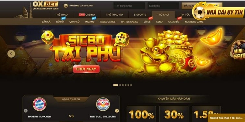 Nhà cái oxbet là nền tảng cá cược xuất hiện khá sớm trên thị trường.